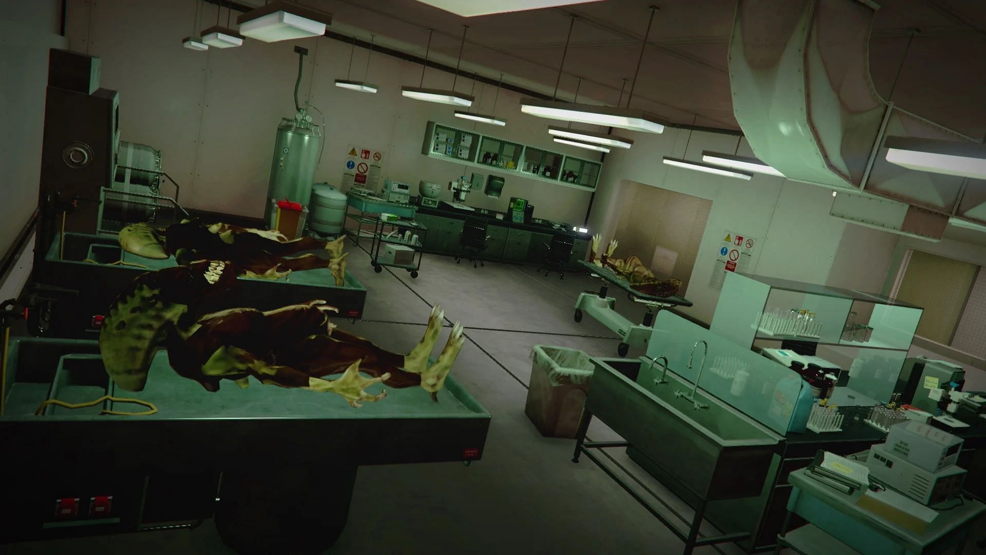 A screenshot from the alien bunker cut content mod (Image via LS:MP Team x G&N's Studio || gta5-mods.com)